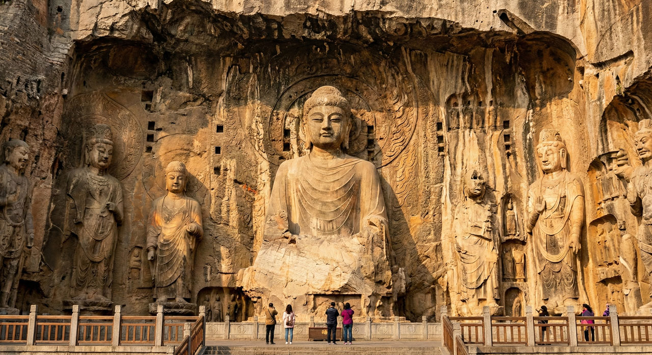 竜門石窟の大仏